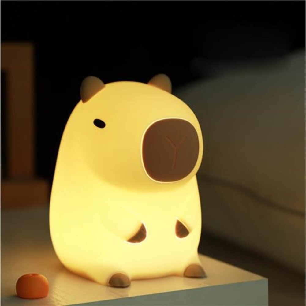 Cute Capybara lamp,Squishy Capybara Night Light LED